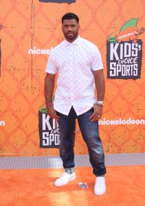 Russell Wilson at the Nickelodeon's Kids' Choice Sports Awards in Westwood 07/14/2016-2