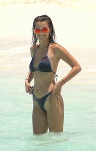 Bella Hadid Wearing a Bikini at the Beach in Turks and Caicos 08/12/2016-2