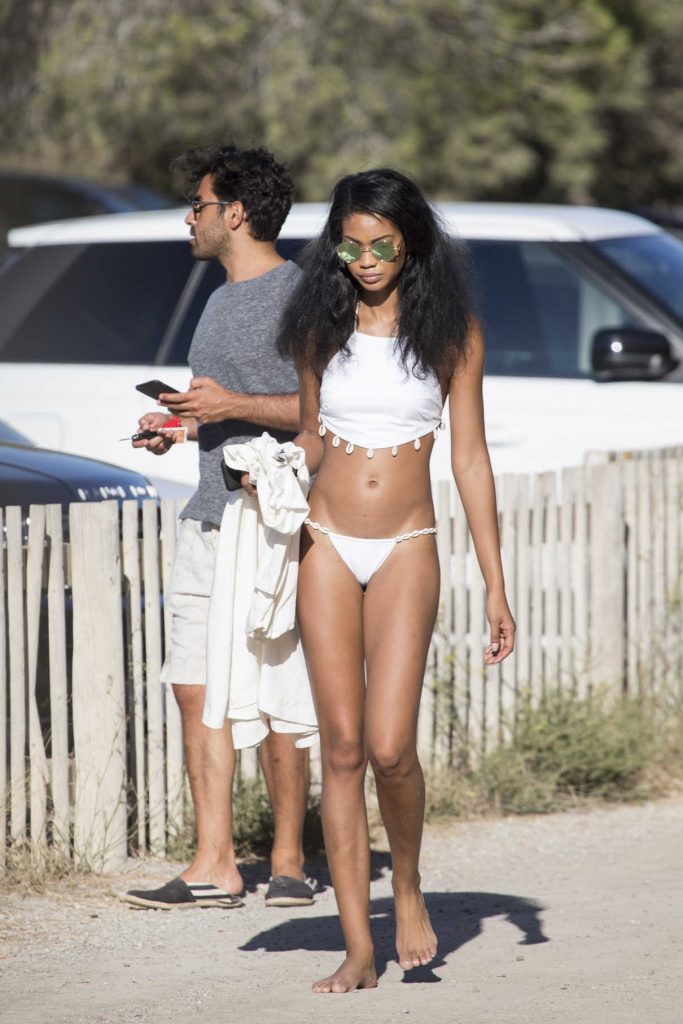 Chanel Iman in Bikini in Ibiza 08/07/2016-1