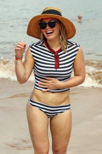 Hilary Duff in Bikini at the Beach in Malibu 08/04/2016-7