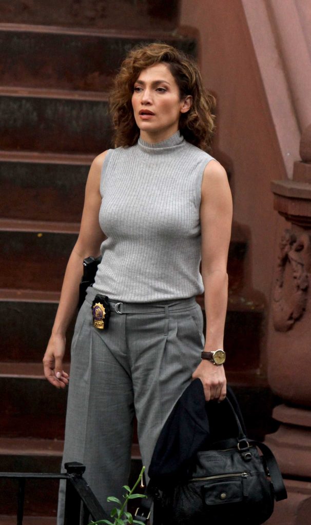 Jennifer Lopez Films Shades of Blue in Manhattan 08/15/2016-1