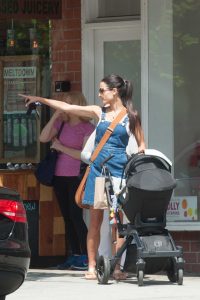 Jordana Brewster With Her New Born Baby Was Seen Out in New York 08/10/2016-5