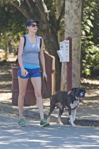 Kate Upton Walks Her Dog Harley in Los Angeles 08/16/2016-3