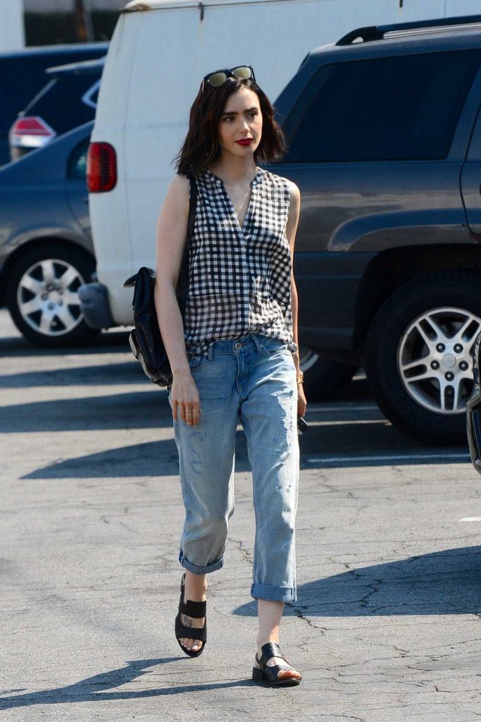 Lily Collins Was Spotted Out in West Hollywood 08/24/2016-1