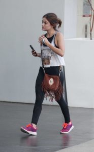 Lucy Hale Arrives at SoulCycle in West Hollywood 08/02/2016-5