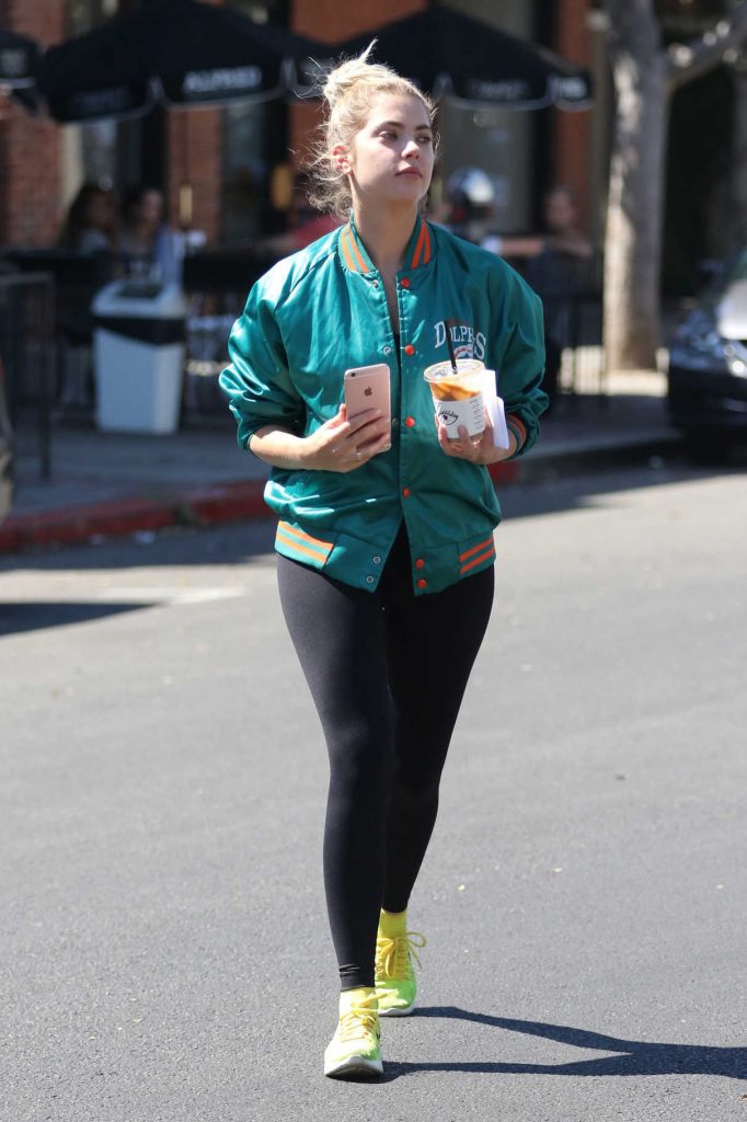 Ashley Benson Leaves Alfred's Coffee on Melrose Place in West Hollywood 09/29/2016-1