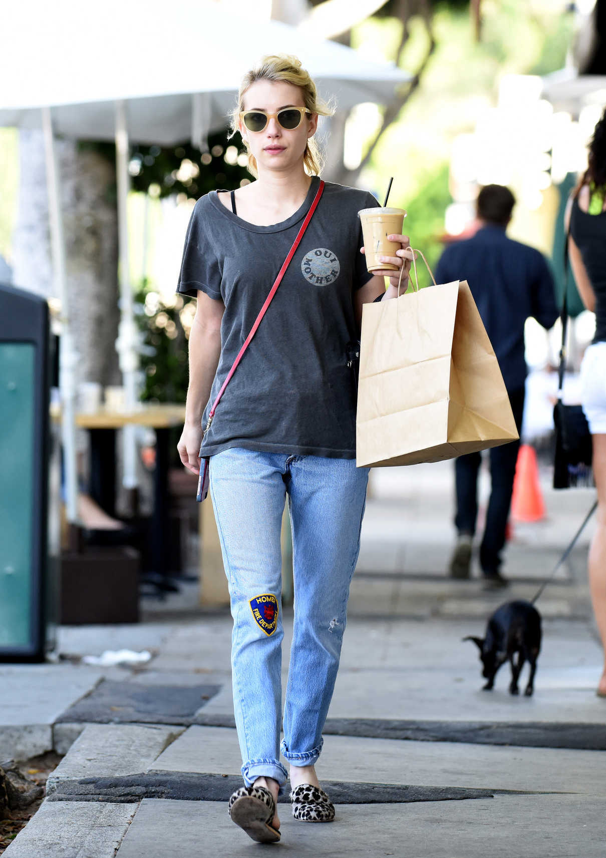 Emma Roberts Has a Some Breakfast at the Larchmont Village in Los Angeles 09/21/2016-2