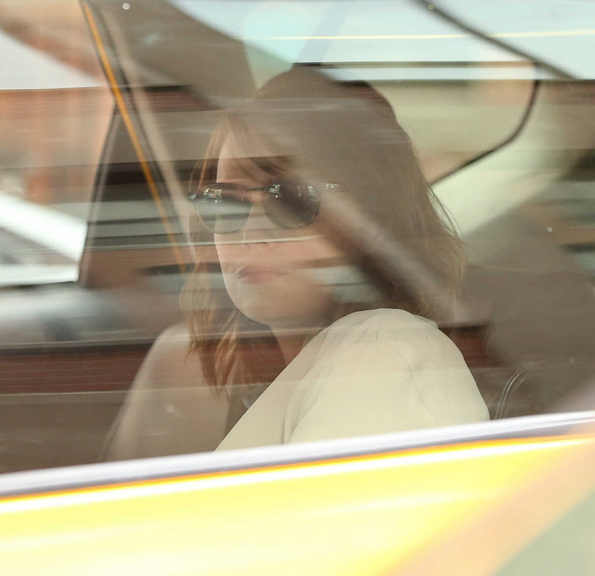 Emma Stone Takes a Taxi in New York City 09/28/2016-5