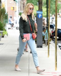 Ireland Baldwin Wearing a Blue Jeans in New York City 09/06/2016-2