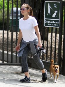 Minka Kelly Walks Her Dog in Hollywood 09/12/2016-4