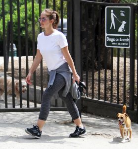Minka Kelly Walks Her Dog in Hollywood 09/12/2016-5
