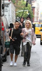 Taryn Manning Films an Upcoming Untitled Project in New York City 08/31/2016