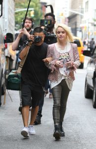 Taryn Manning Films an Upcoming Untitled Project in New York City 08/31/2016-4