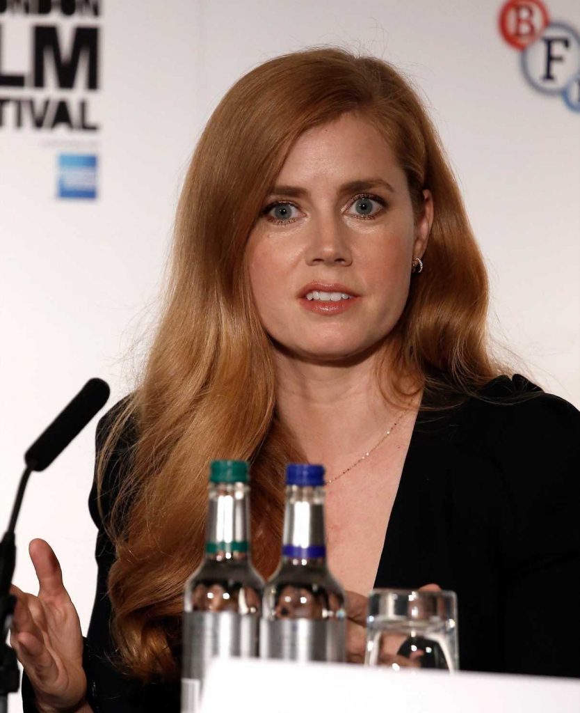 Amy Adams at the Arrival Press Conference During London Film Festival 10/11/2016-1