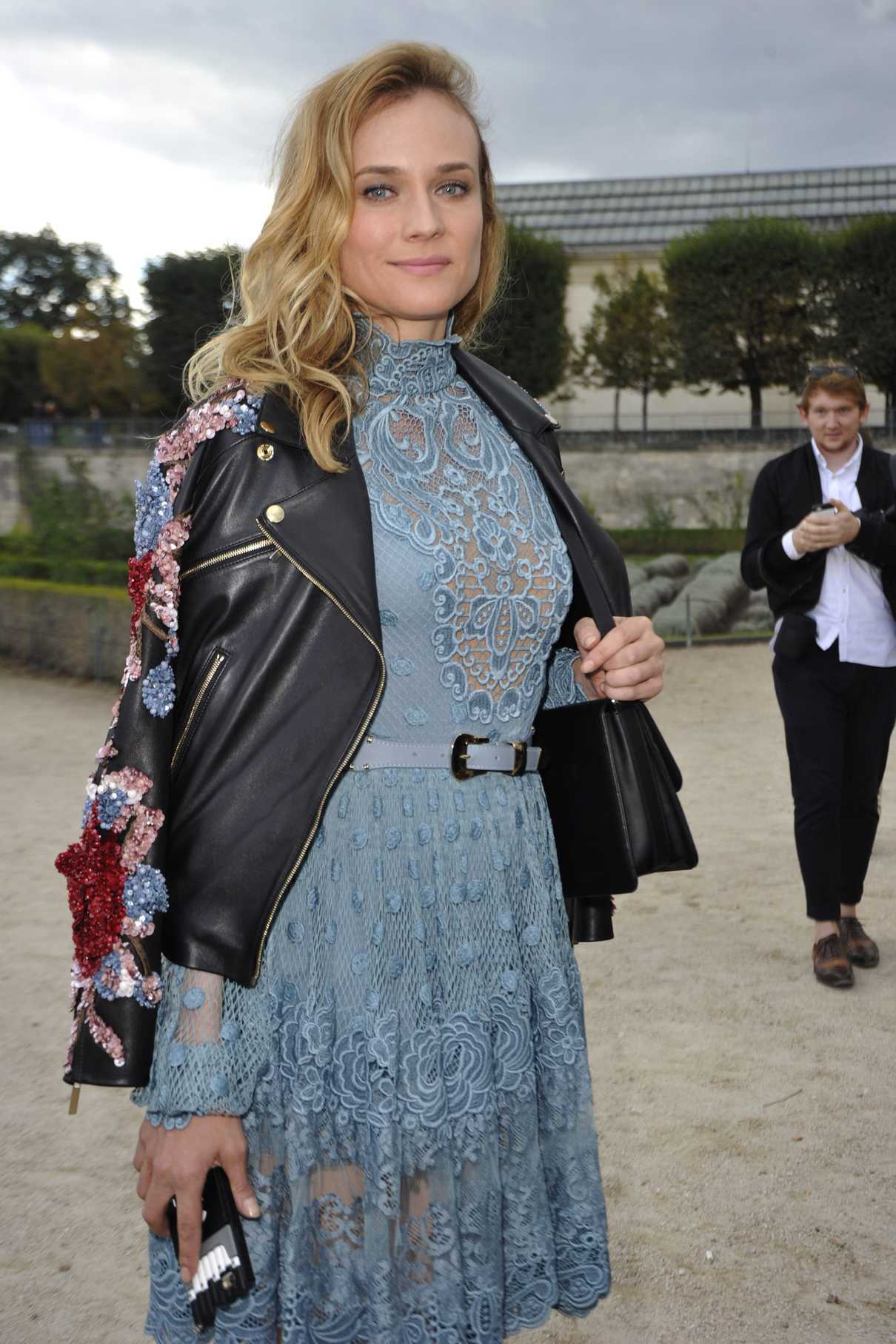 Diane Kruger Was Seen in Paris Durig the Paris Fashion Week 10/01/2016-4