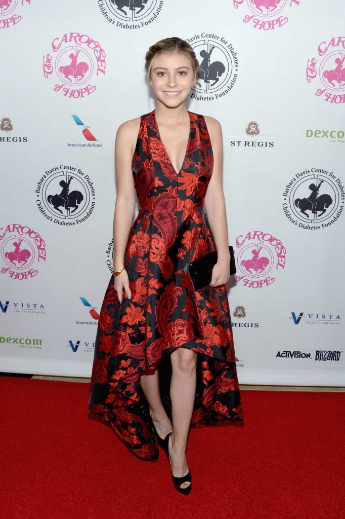 Genevieve Hannelius at the Hope Ball in Beverly Hills 10/08/2016-1