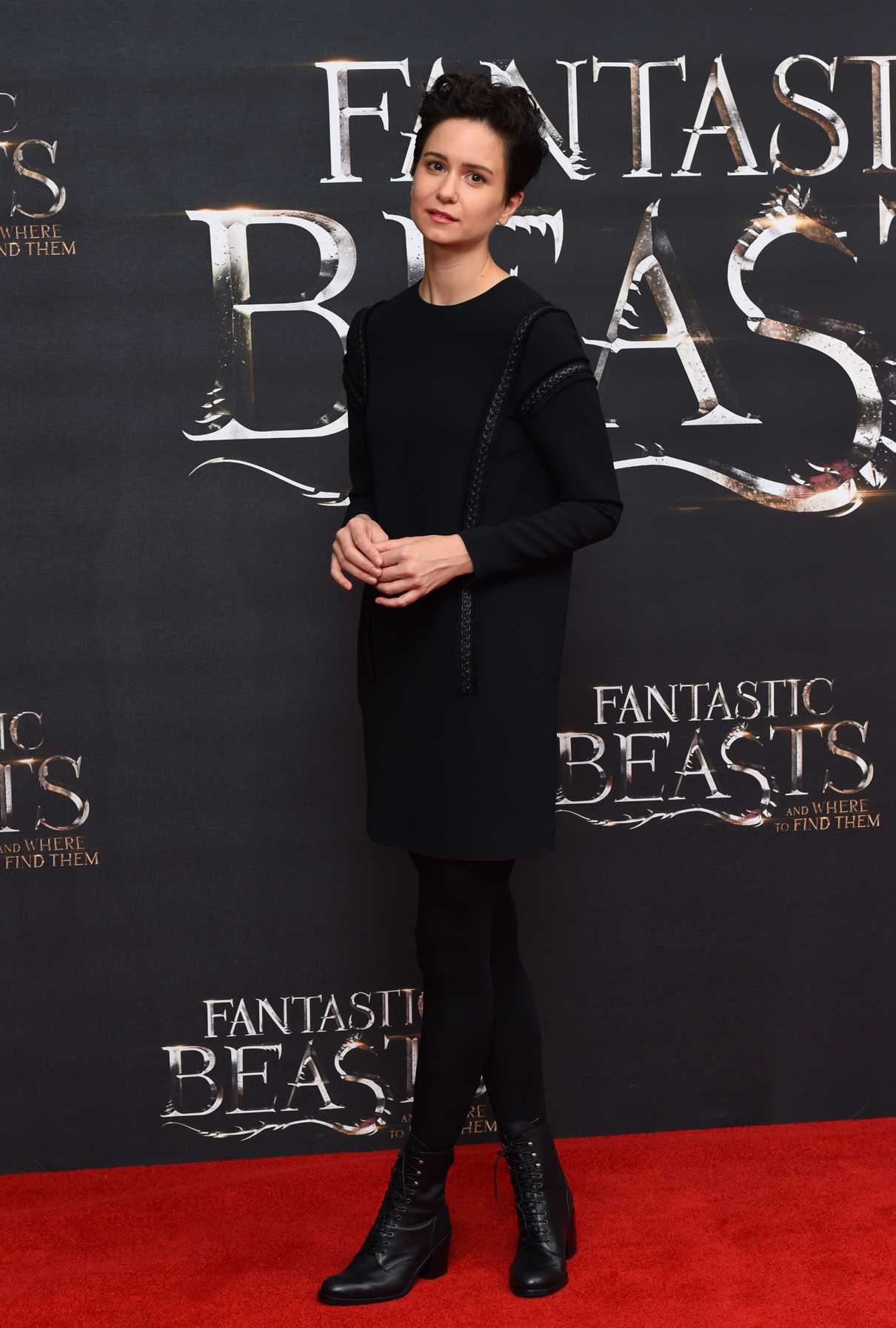 Katherine Waterston at the Fantastic Beasts and Where to Find Them Photocall During the London Film Festival 10/13/2016-2