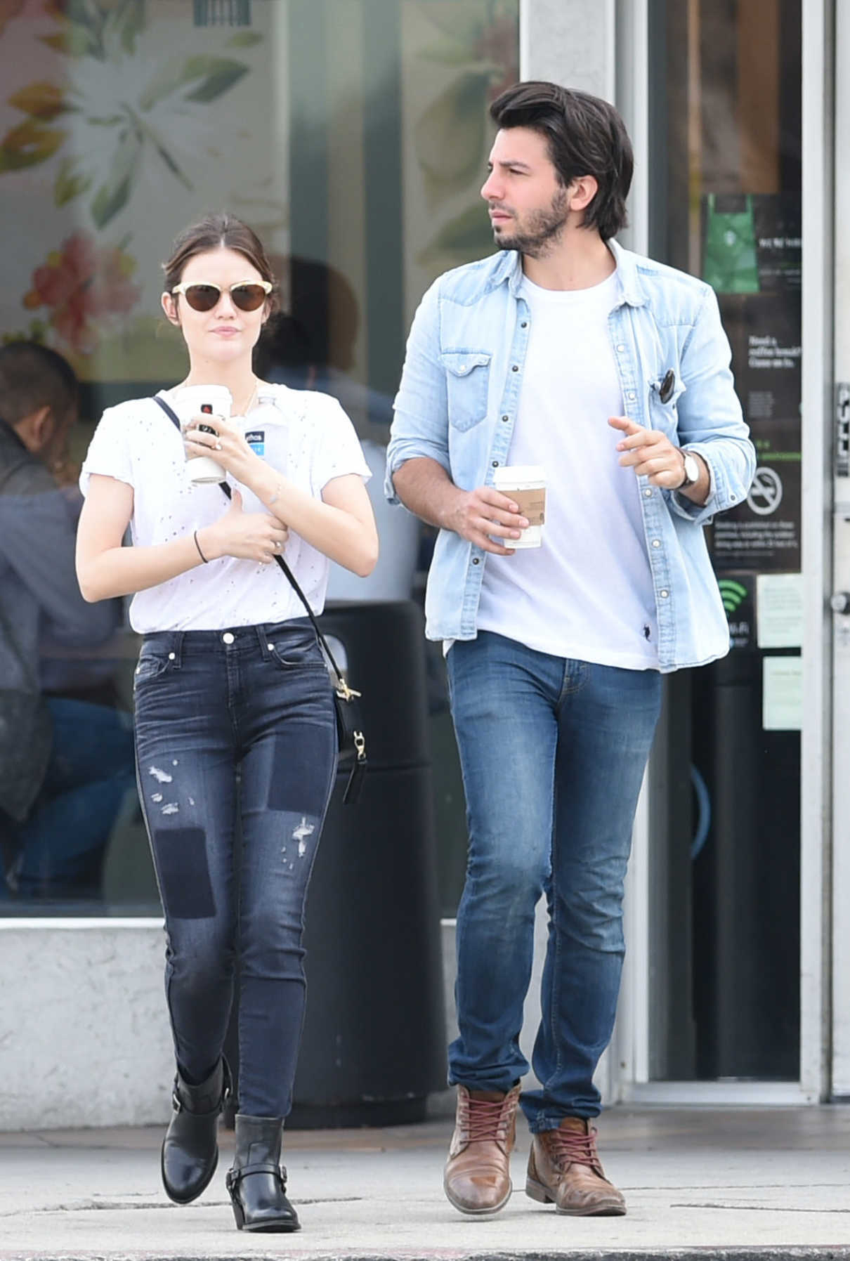 Lucy Hale Gets Coffee With Anthony Kalabretta in Los Angeles 10/27/2016-2