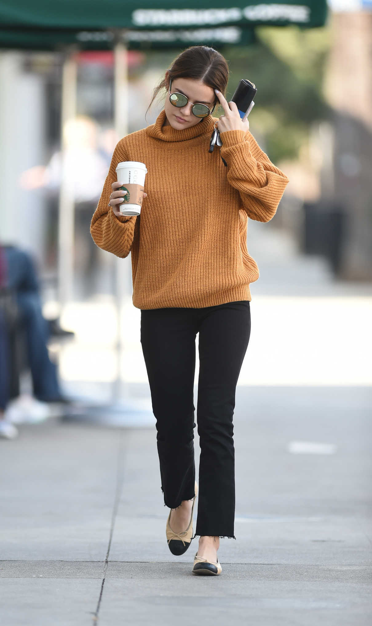 Lucy Hale Stops by Starbucks in Los Angeles 10/13/2016-2