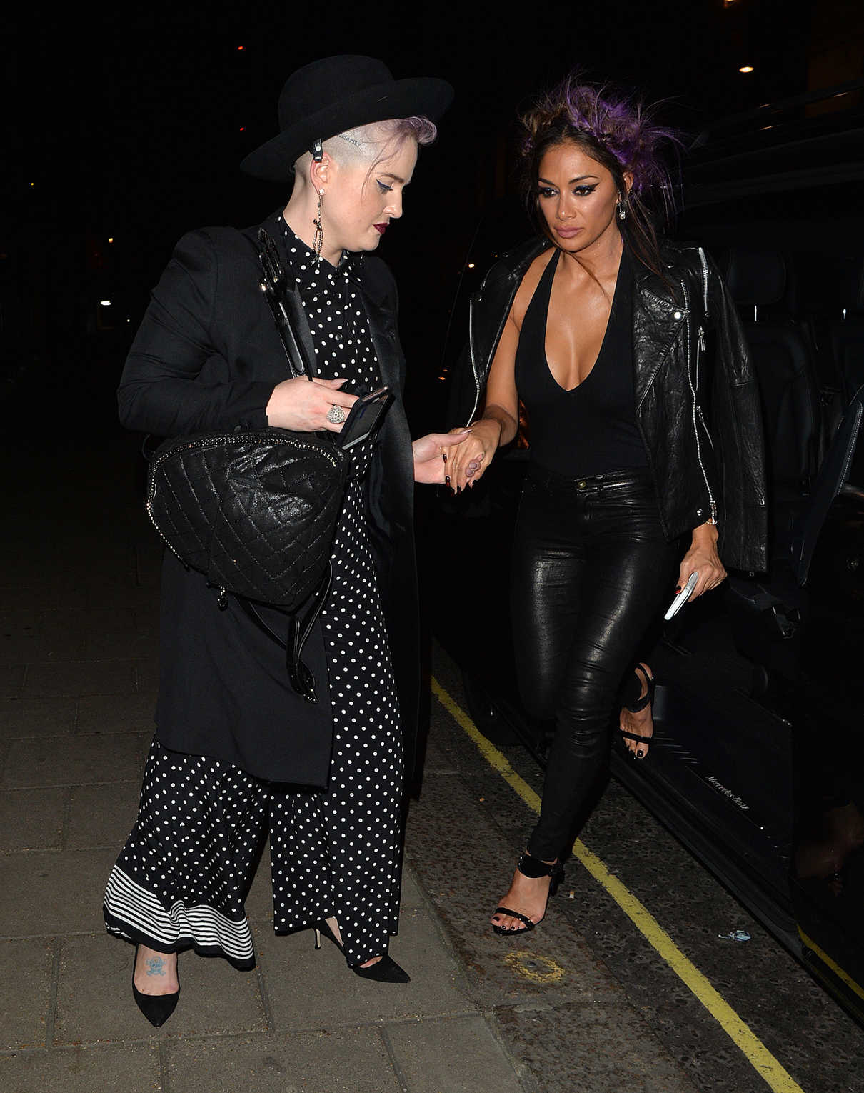 Nicole Scherzinger Arrives at the Kelly Osbourne Birthday Party at Arts Club in Mayfair 10/30/2016-4