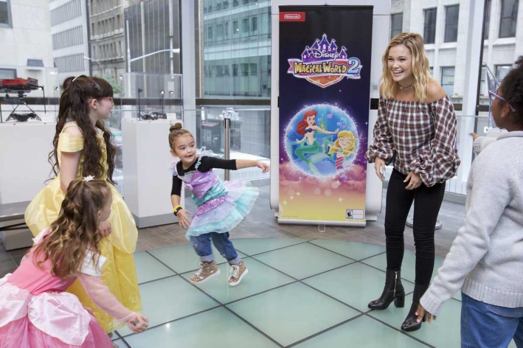 Olivia Holt Celebrates the Upcoming Launch of the Disney Magical World 2 Game at Nintendo in New York 10/01/2016-4