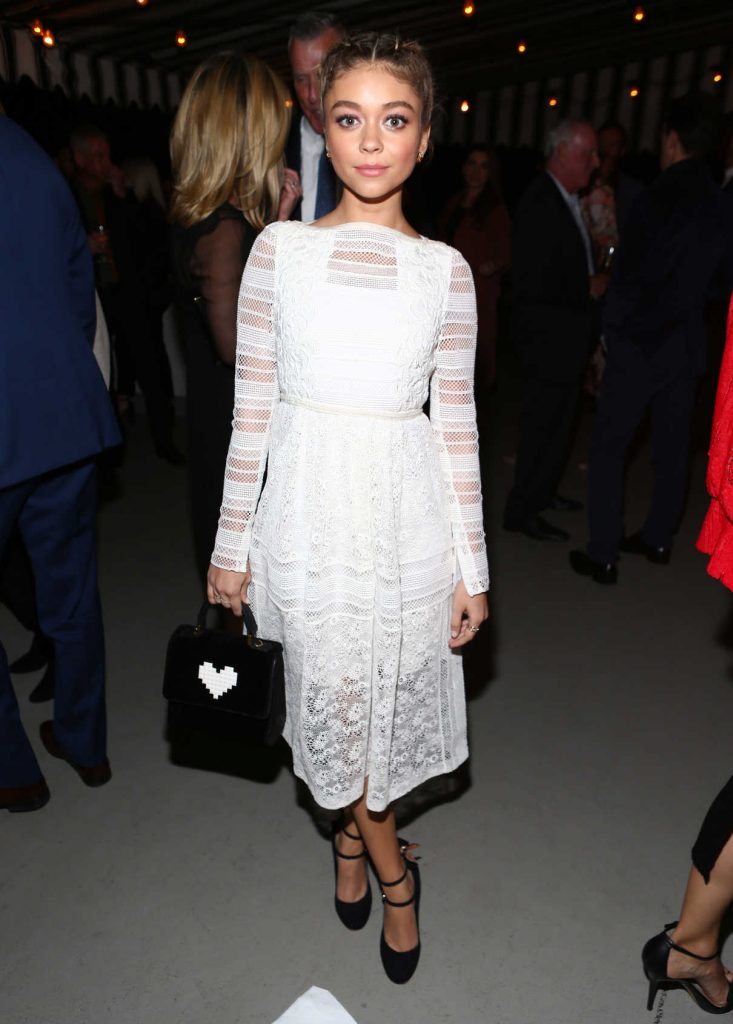 Sarah Hyland at the Vanity Fair and Burberry Pre-Awards Celebration in Los Angeles 10/27/2016-1