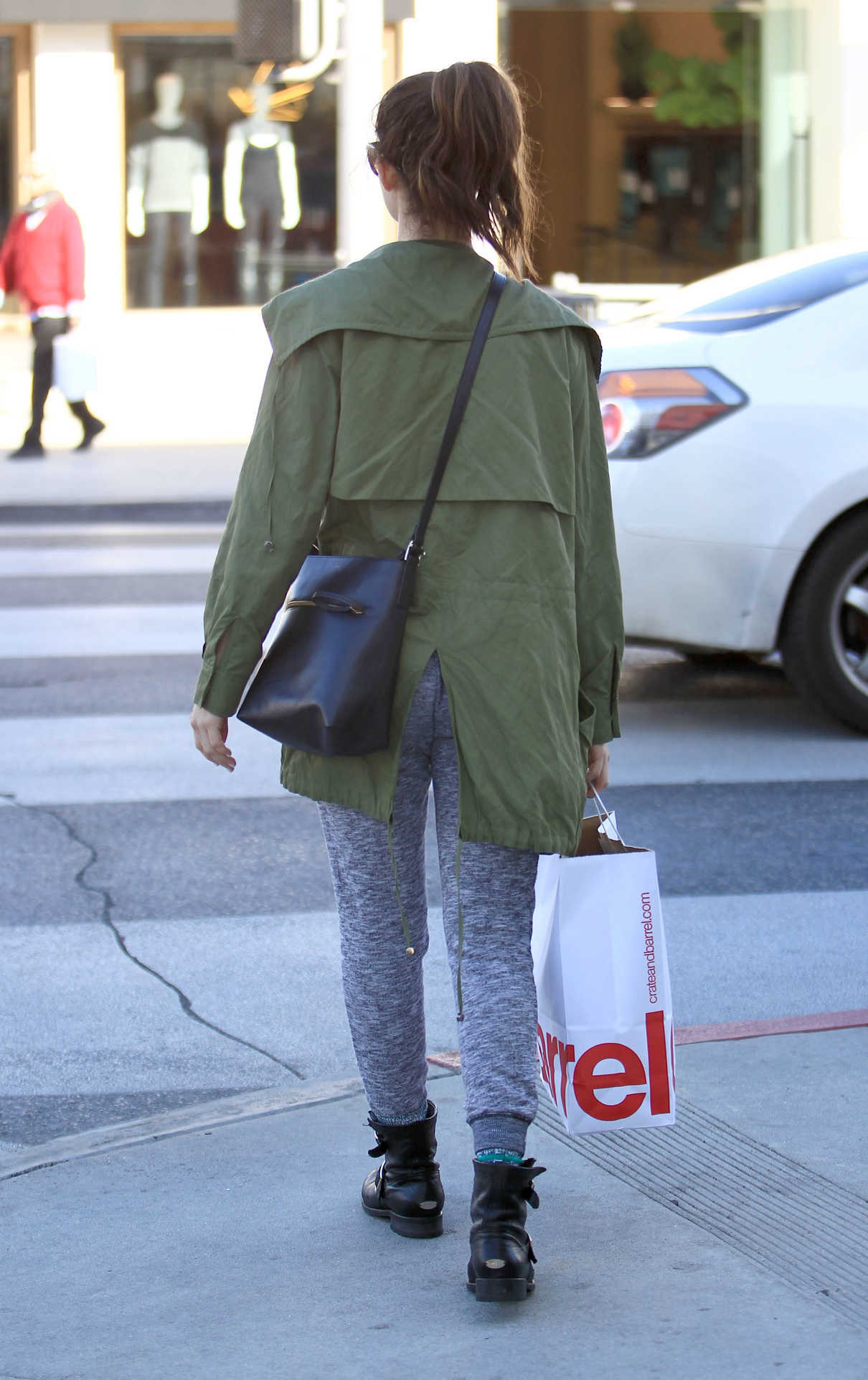 Emmy Rossum Goes Shopping at Crate and Barrel in Beverly Hills 11/22