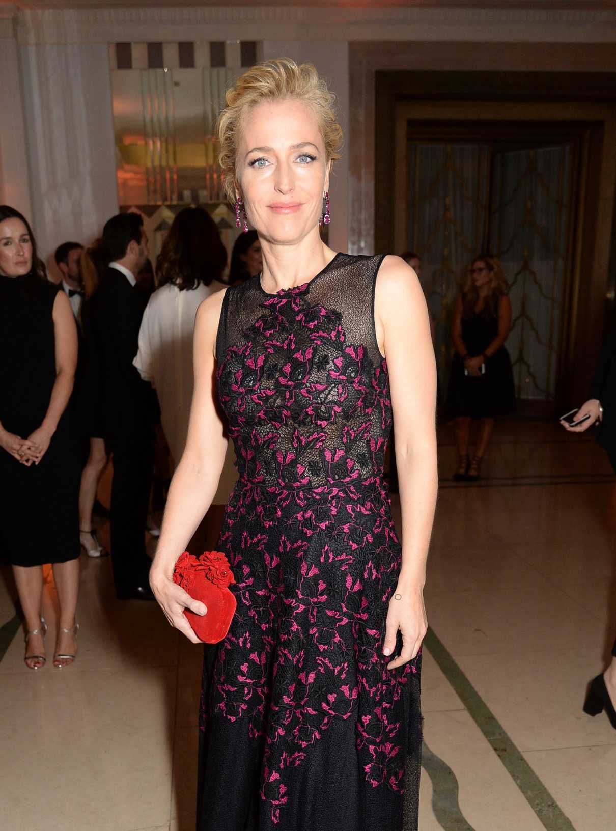 Gillian Anderson at the Harper's Bazaar Women of the Year Awards in London 10/31/2016-3