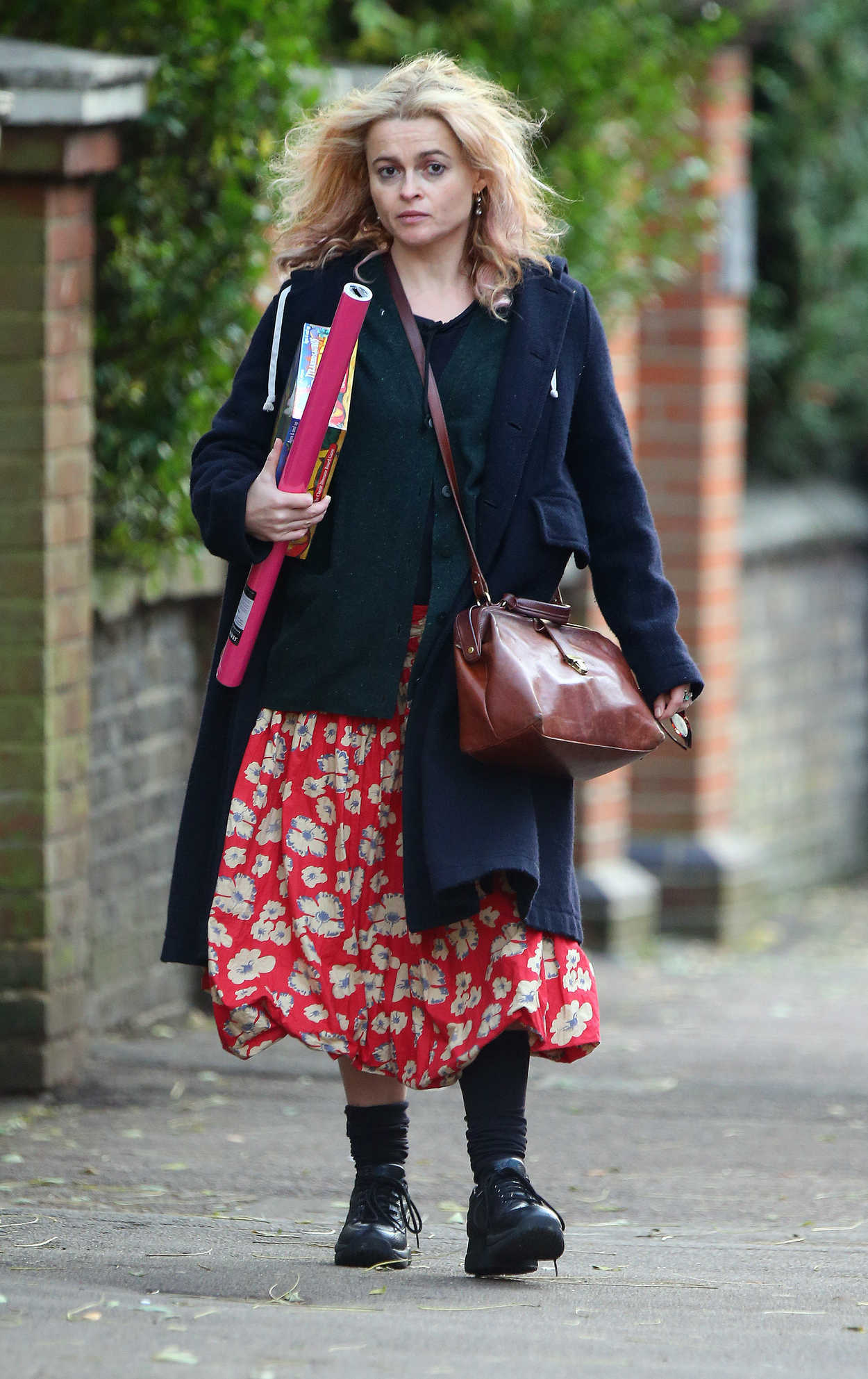 Helena Bonham Carter Goes Shopping in London 11/26/2016-3