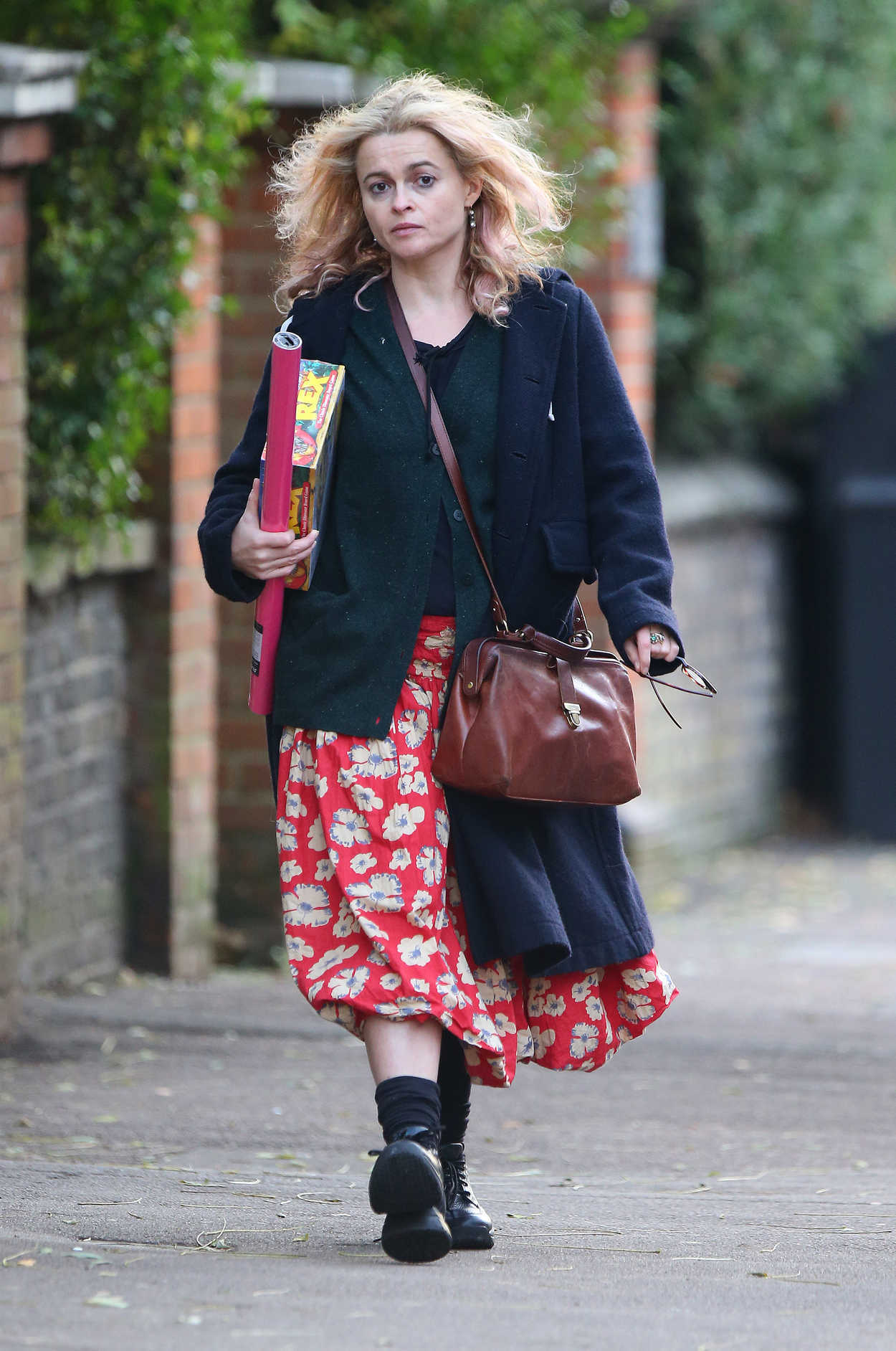 Helena Bonham Carter Goes Shopping in London 11/26/2016-4