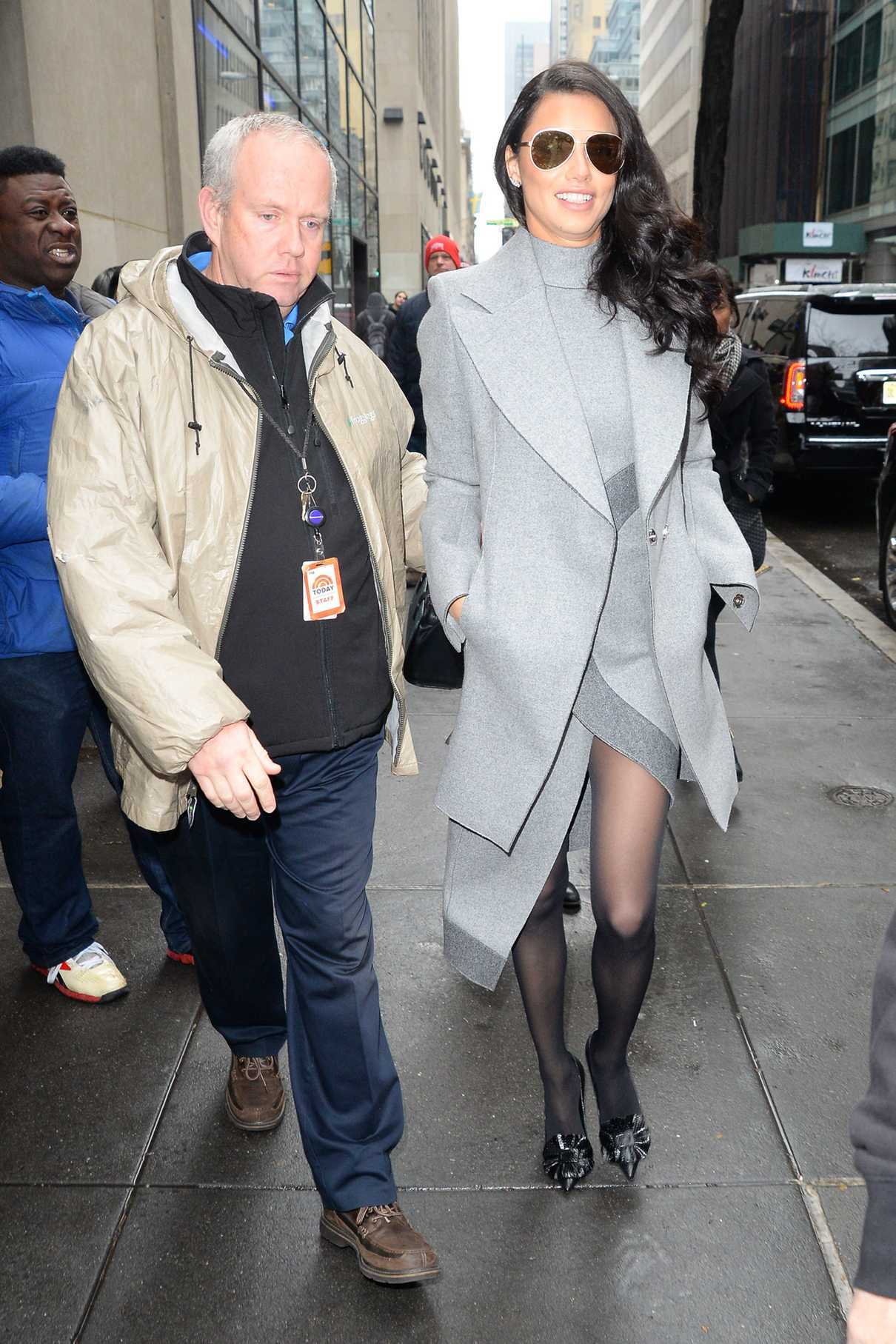 Adriana Lima Leaves the Today Show in New York 12/05/2016-2