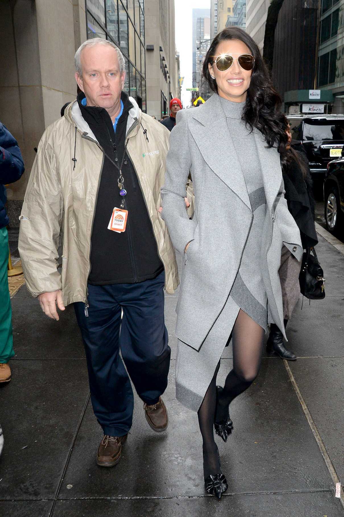 Adriana Lima Leaves the Today Show in New York 12/05/2016-3