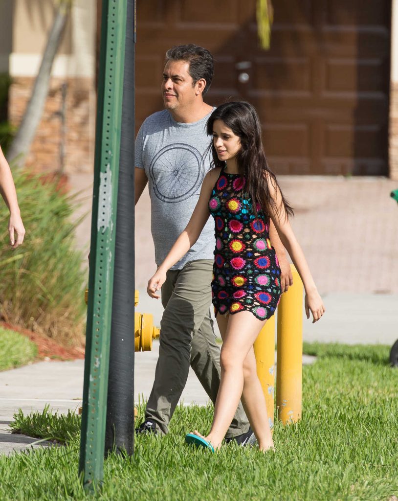 Camila Cabello Strolls With Her Father in Miami 12/21/2016-1