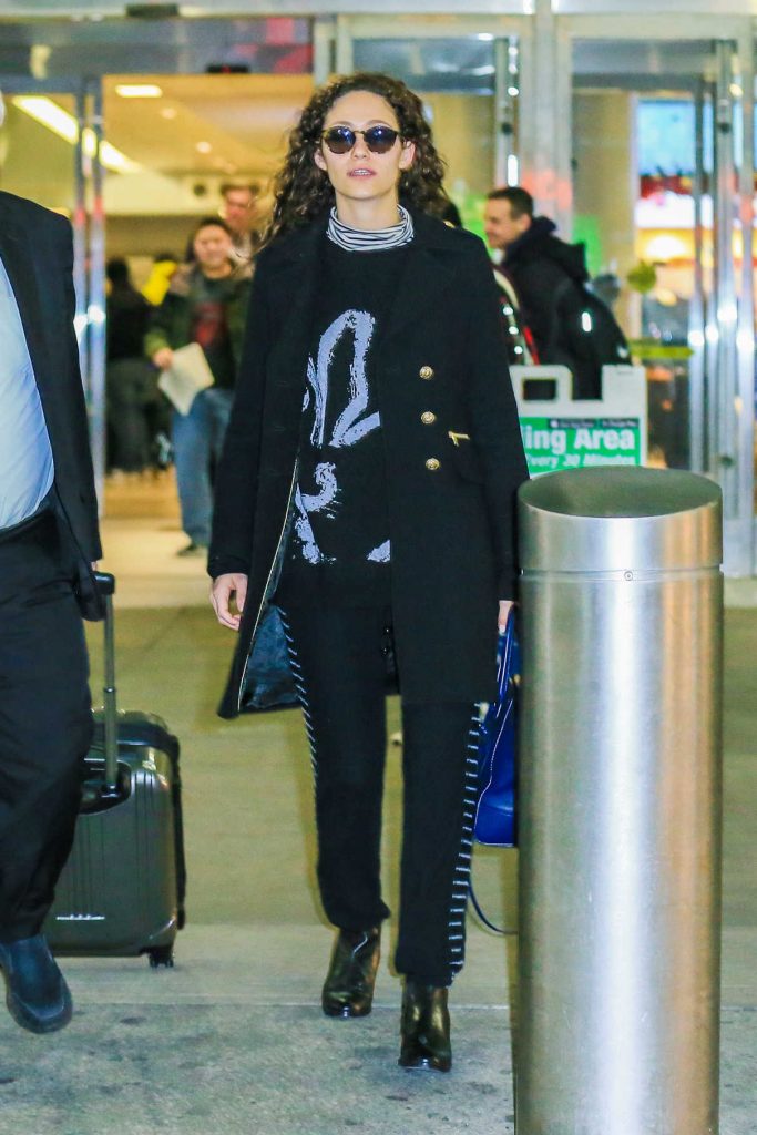 Emmy Rossum Was Seen at JFK Airport in New York City 12/03/2016-1