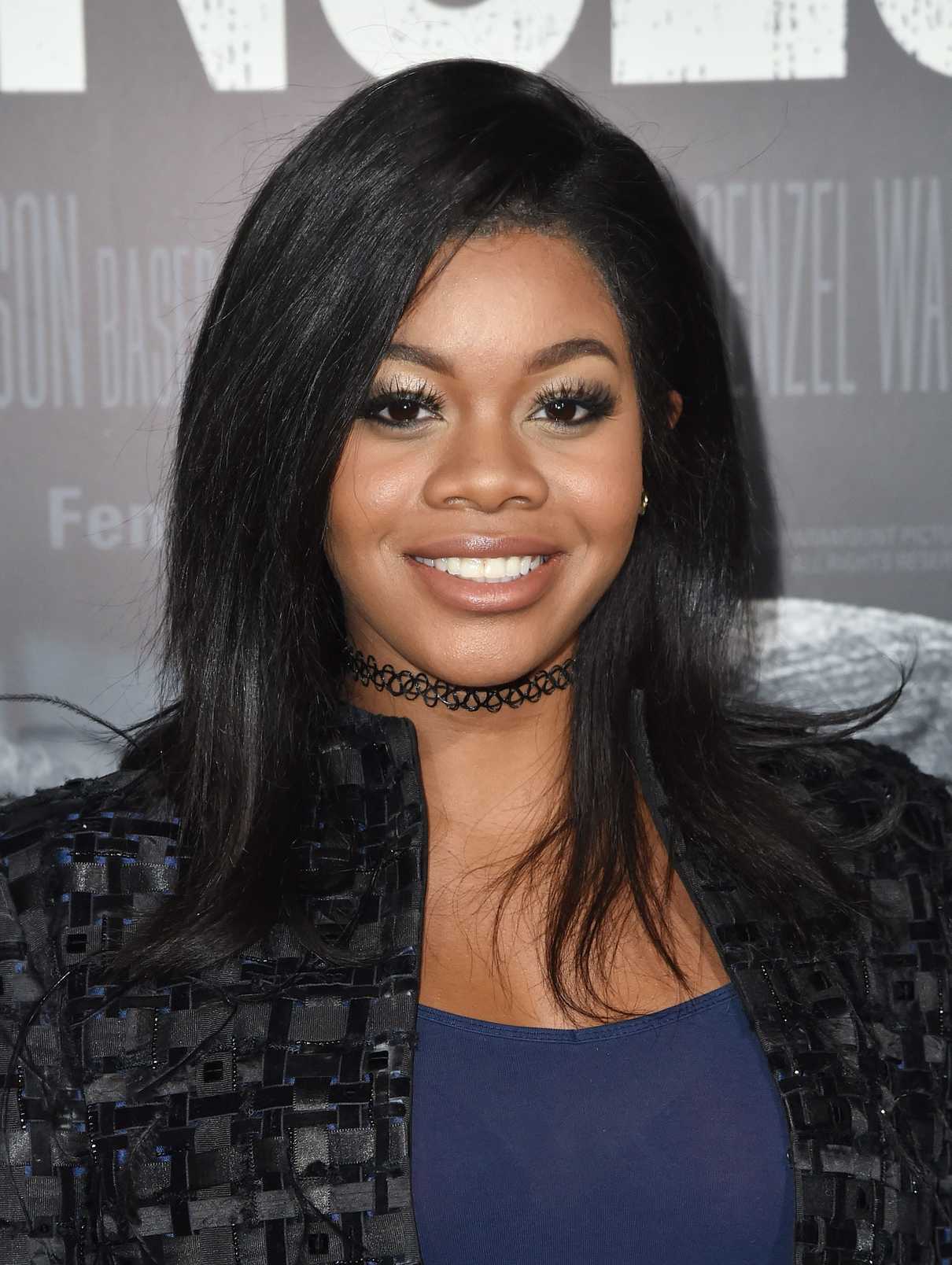 Gabby Douglas at the Fences Premiere in Manhattan, New York City 12/19/2016-5