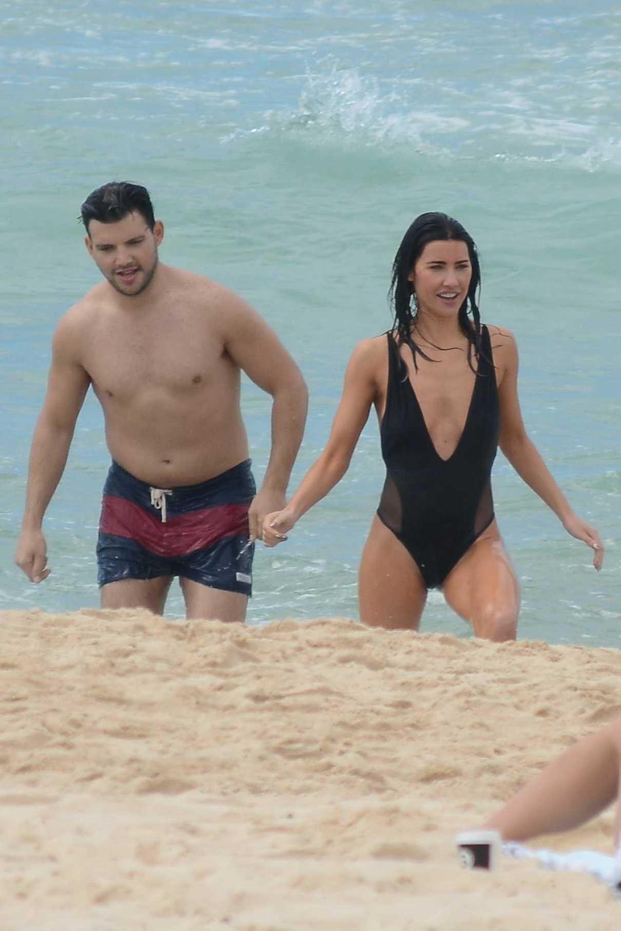 Jacqueline MacInnes Wood Wearing a Swimsuit at Bondi Beach in Australia 12/28/2016-5