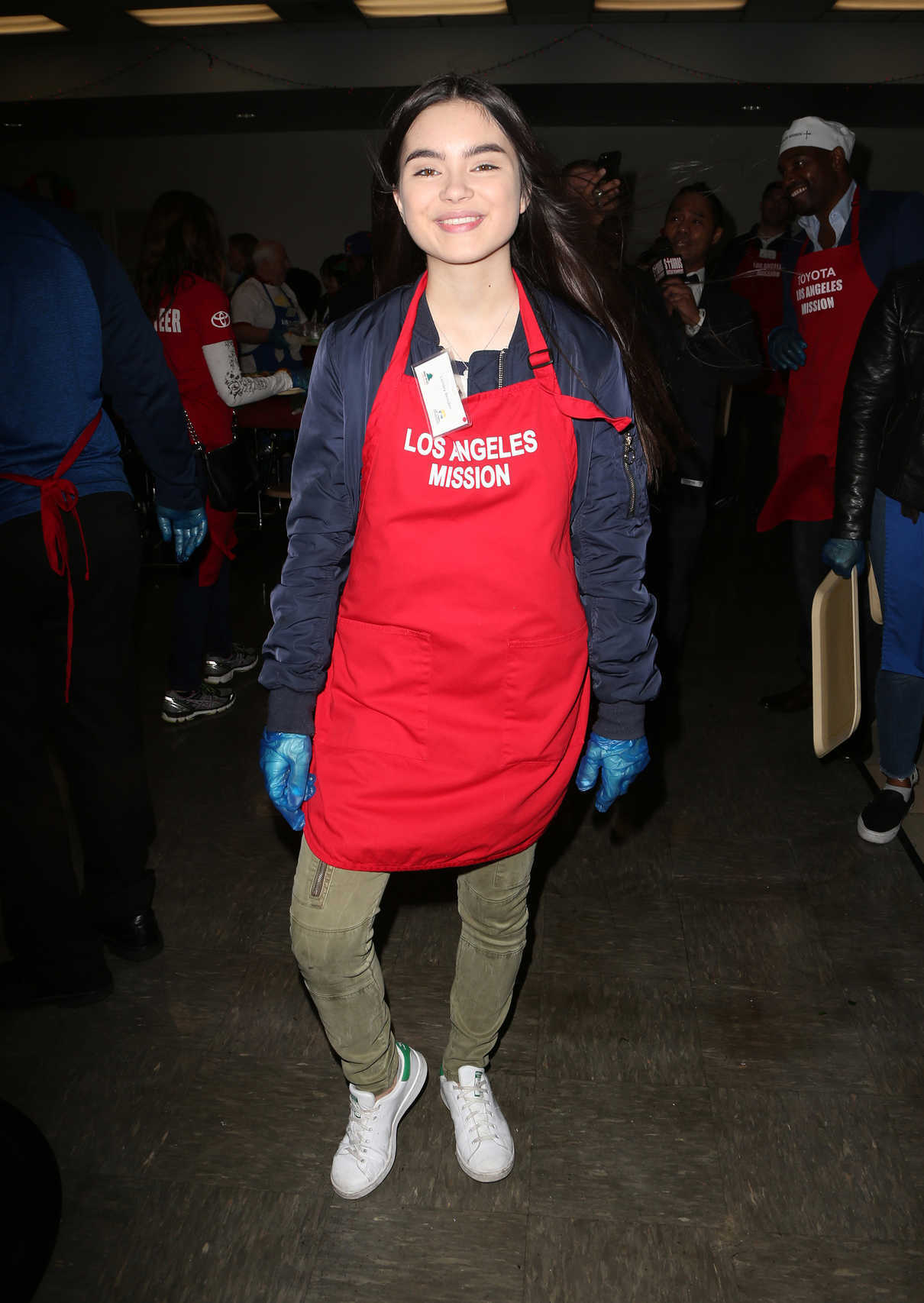 Landry Bender at Los Angeles Mission Christmas Celebration 12/23/2016-2