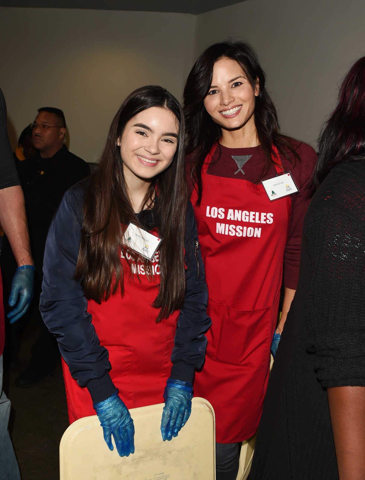 Landry Bender at Los Angeles Mission Christmas Celebration 12/23/2016-3