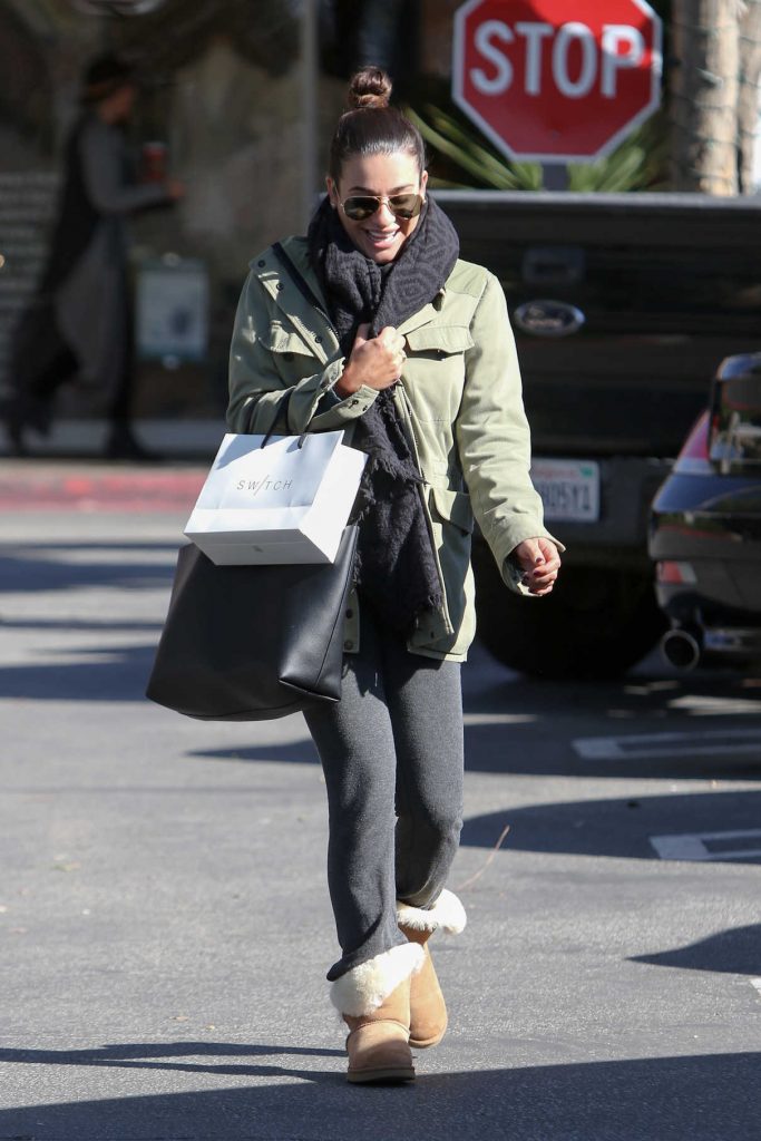 Lea Michele Goes Shopping in Bel-Air 12/02/2016-1