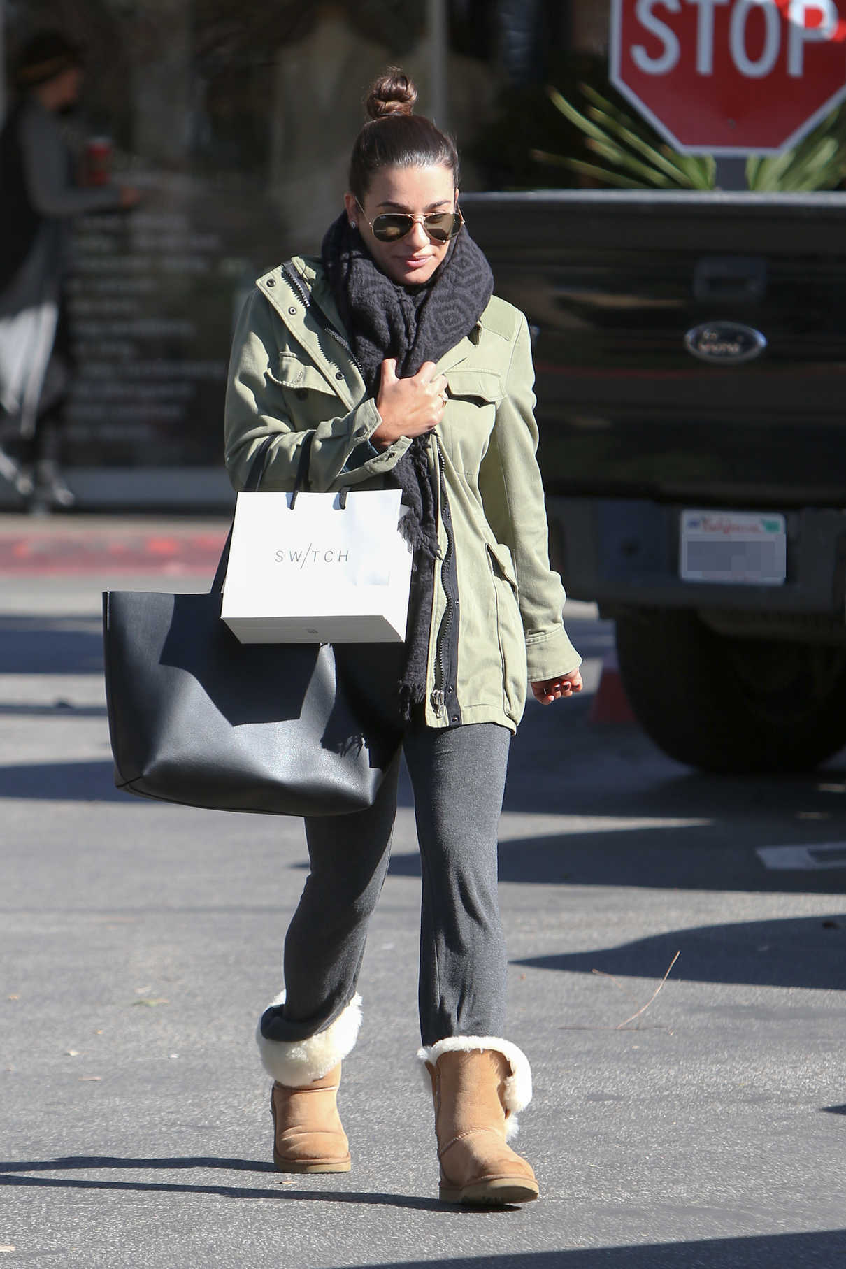 Lea Michele Goes Shopping in Bel-Air 12/02/2016-5