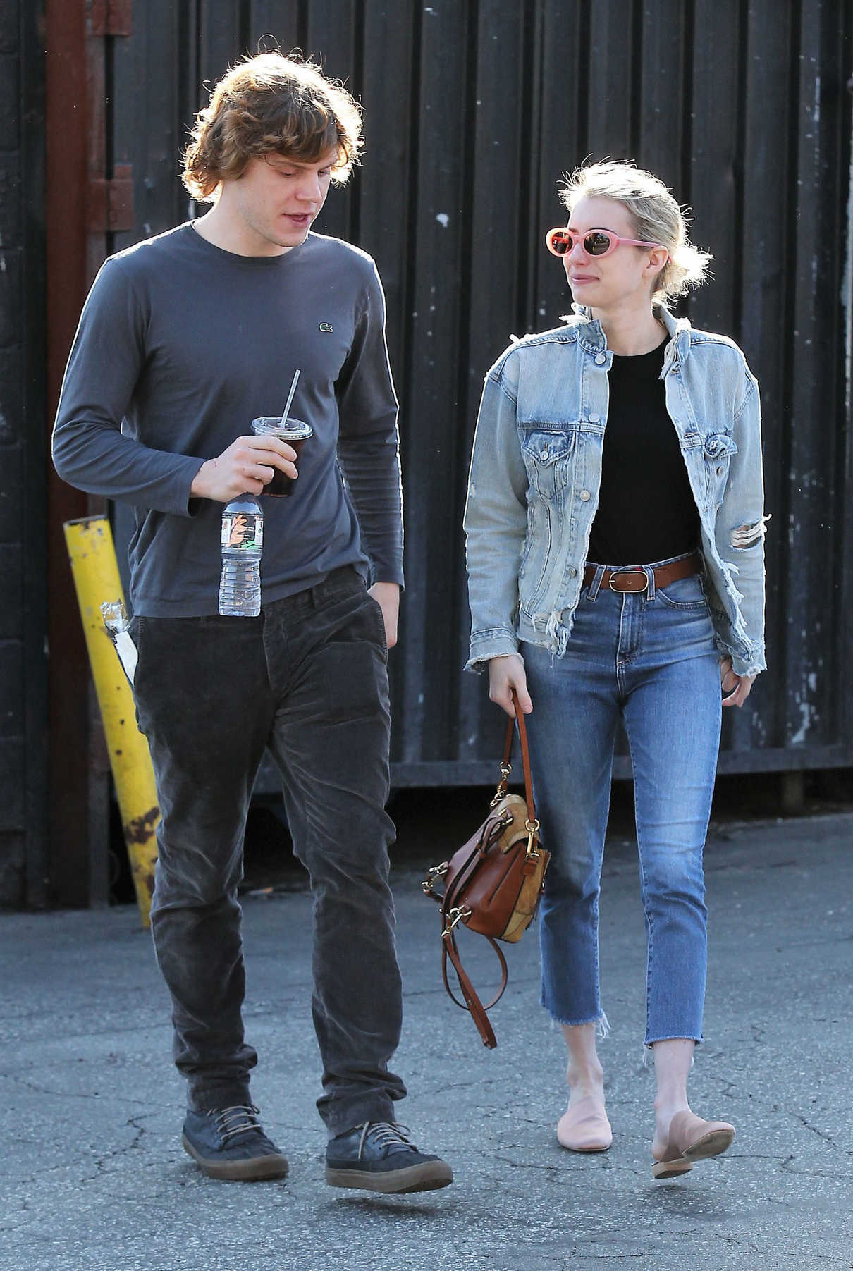Emma Roberts Out for Lunch With Evan Peters in Los Feliz 01/26/2017-3