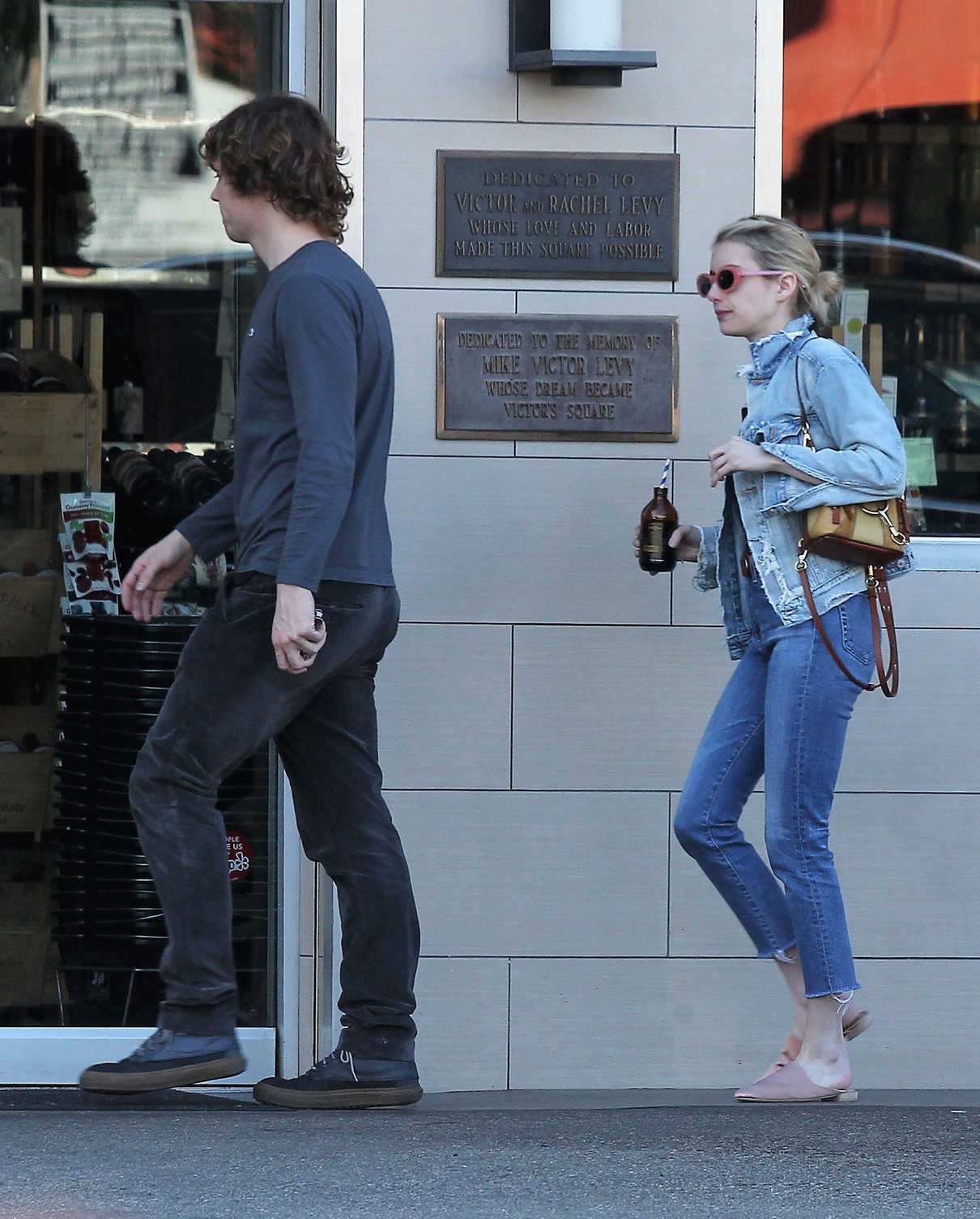 Emma Roberts Out for Lunch With Evan Peters in Los Feliz 01/26/2017-5