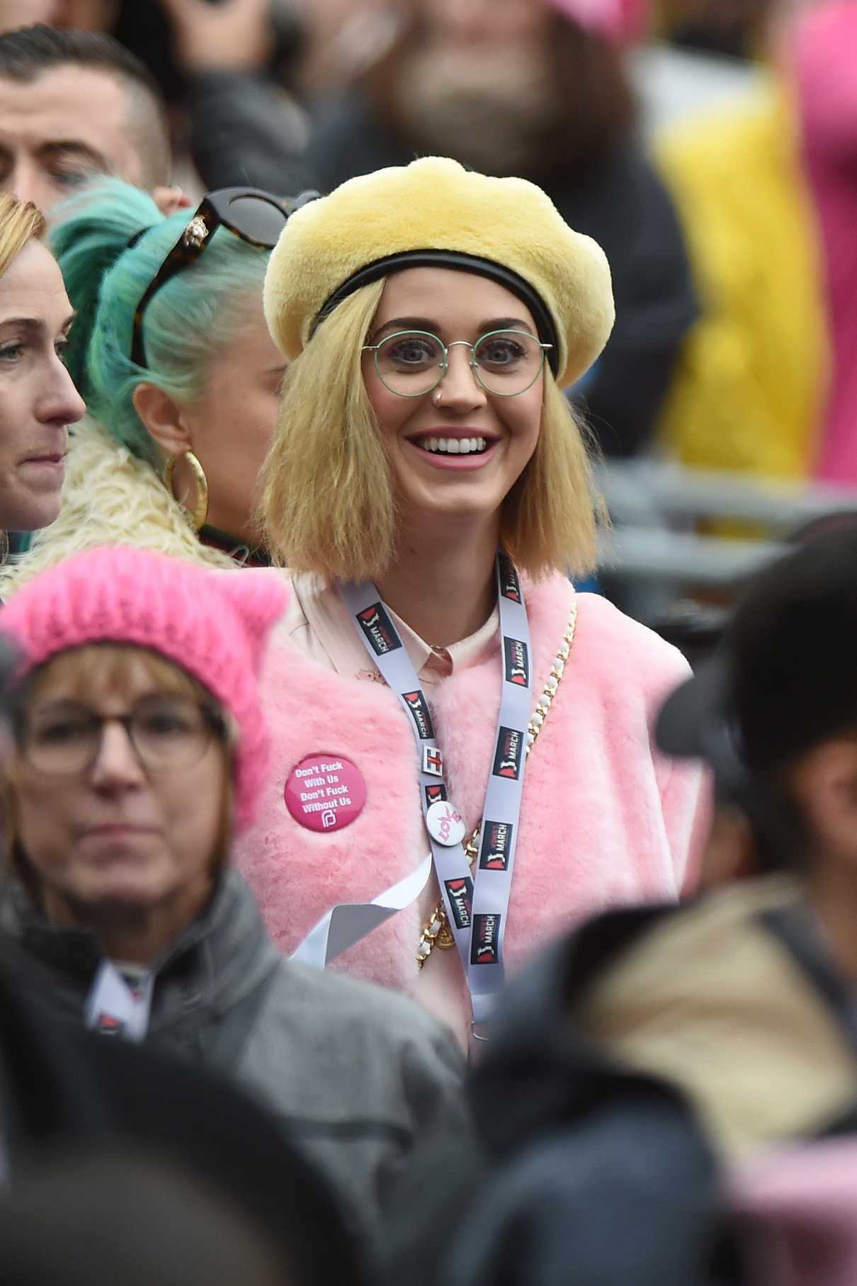 Katy Perry at the Women's March in Los Angeles 01/21/2017-4