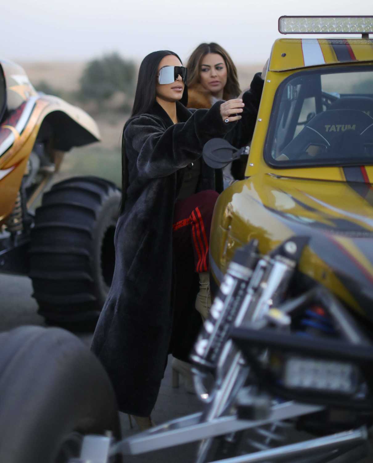 Kim Kardashian at ATV Riding in Dubai 01/15/2017-4