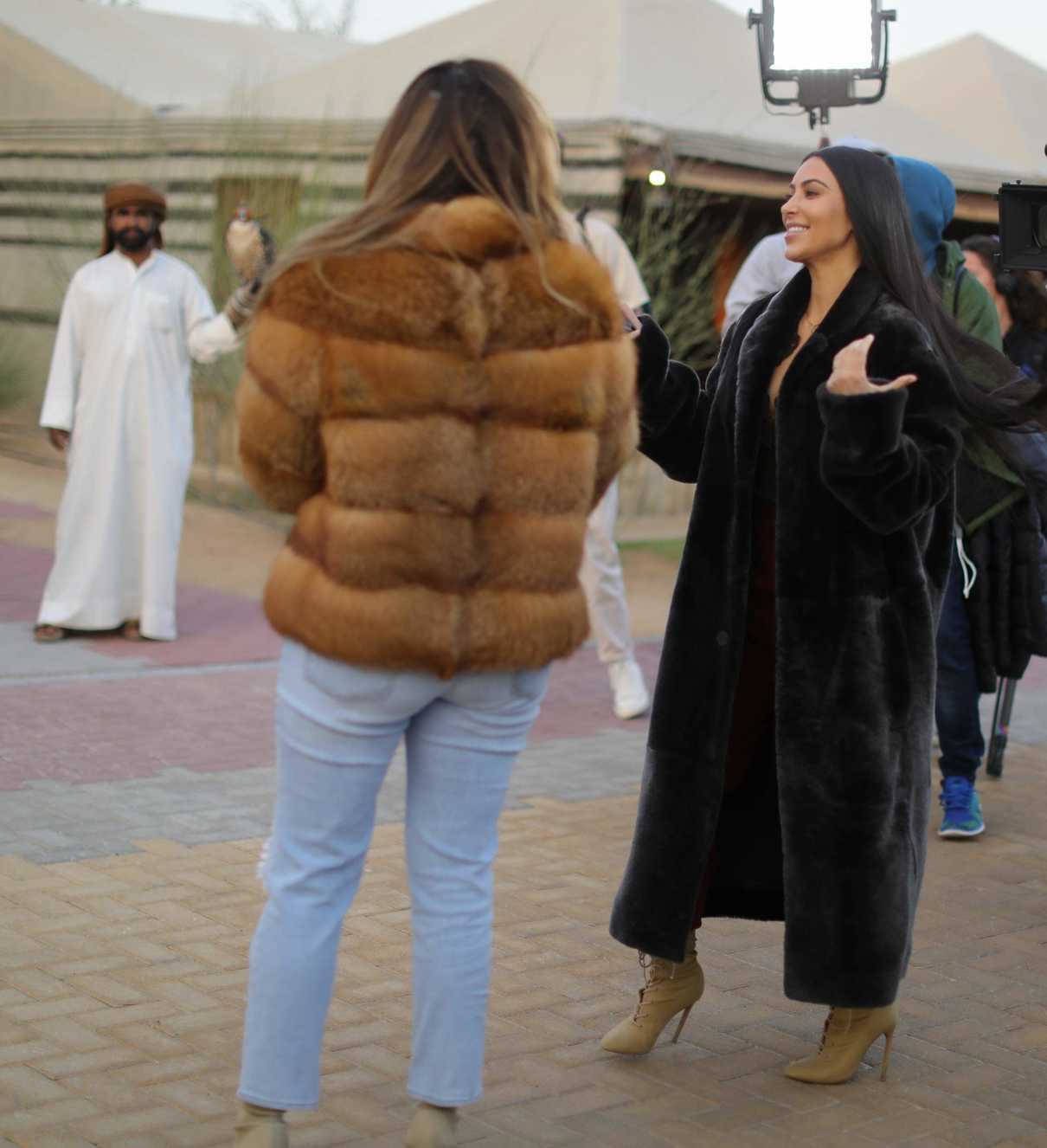 Kim Kardashian at ATV Riding in Dubai 01/15/2017-5