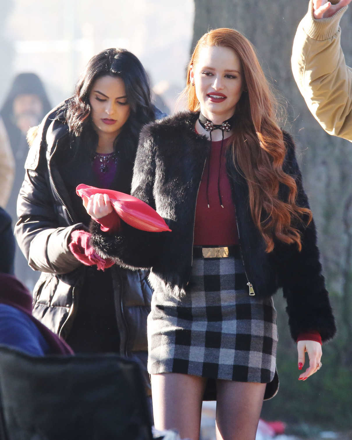 Madelaine Petsch on the Set of Riverdale in Vancouver 01/13/2017-3