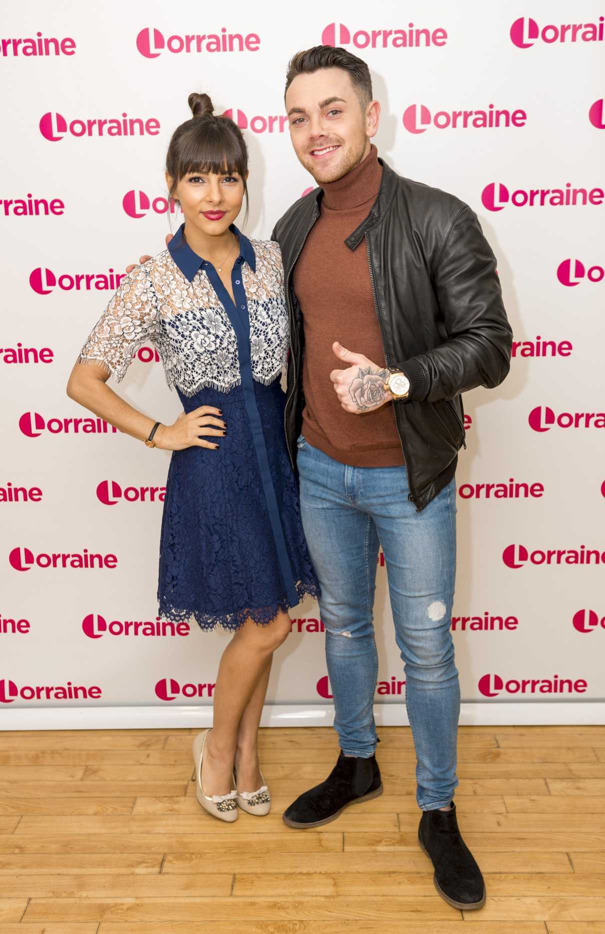 Roxanne Pallett on Lorraine TV Show in London 01/16/2017-3