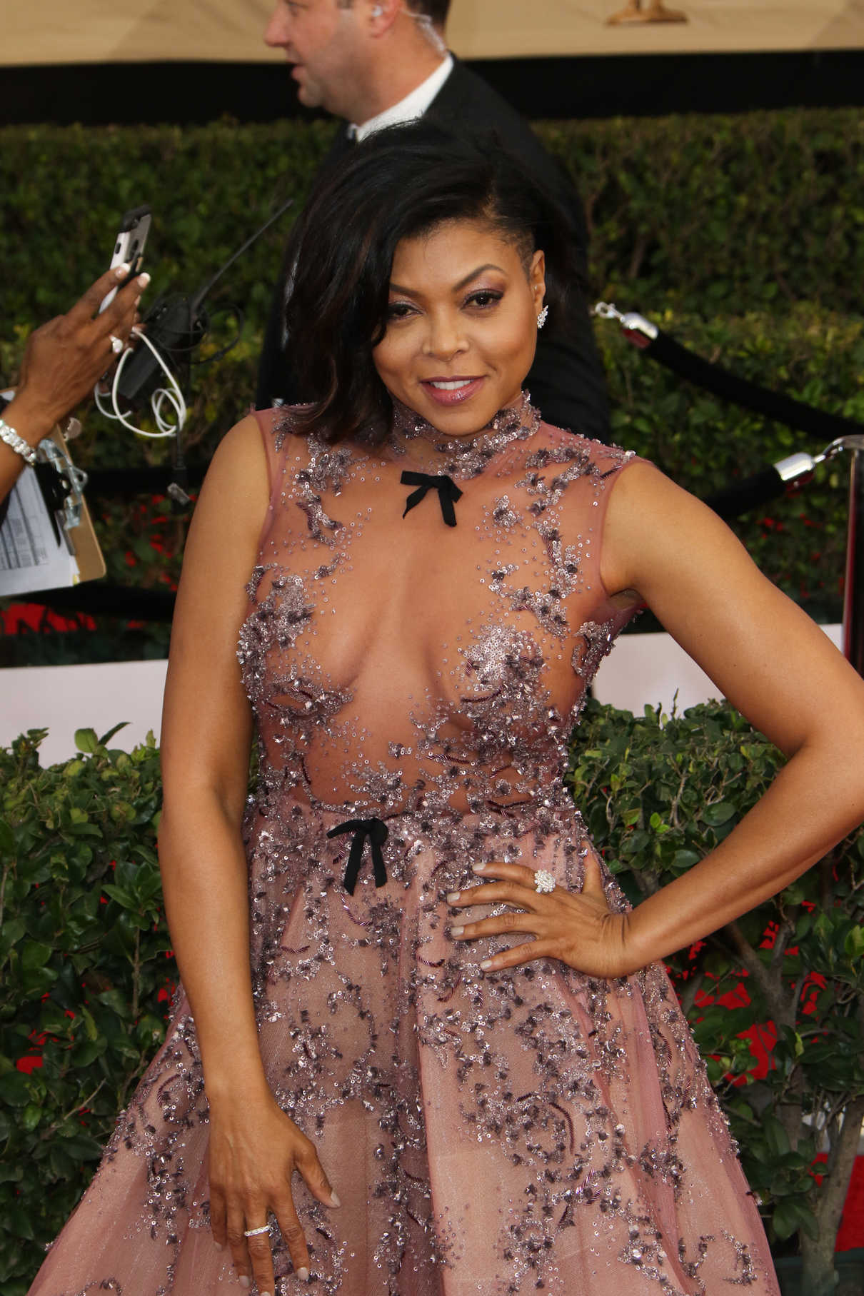 Taraji Henson at the 23rd Annual Screen Actors Guild Awards in Los Angeles 01/29/2017-3