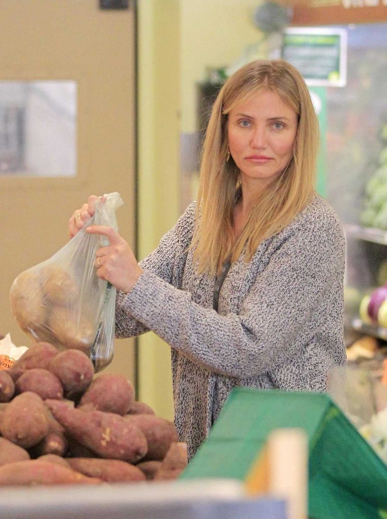 Cameron Diaz Goes Shopping In Beverly Hills LACELEBS CO