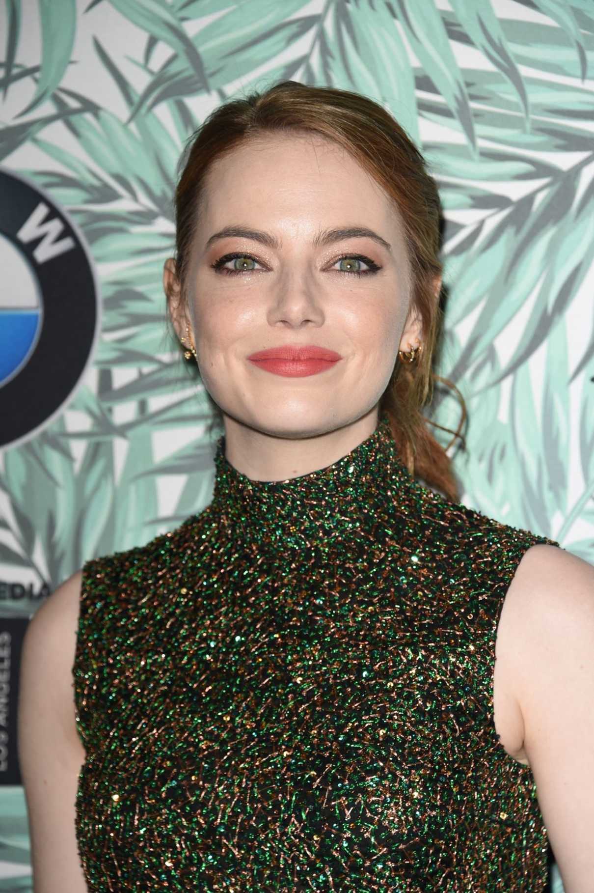 Emma Stone at the Woman in Film Cocktail Party in Los Angeles 02/24/2017-3